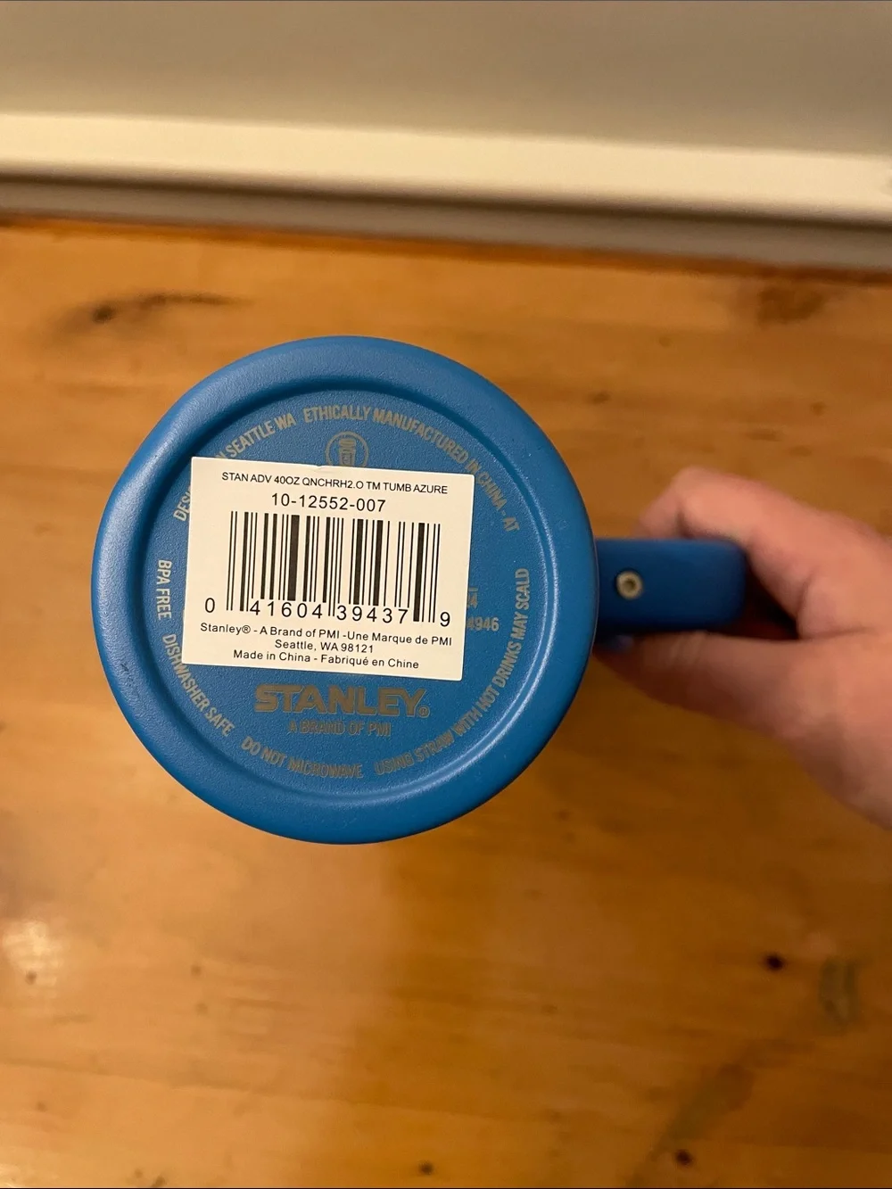 NWT- Stanley- FlowState Quencher Tumbler- 40oz- Azure Blue - Picture 4 of 11
